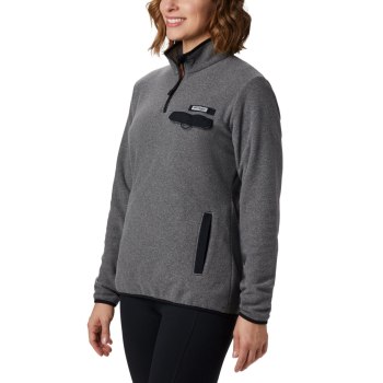 Columbia Harborside II Fleece, Pullover Negros Para Mujer | 247951-UOG